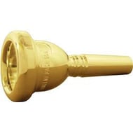 Bach Trombone Large Shank Mouthpiece Gold Plated J.W. Pepper
